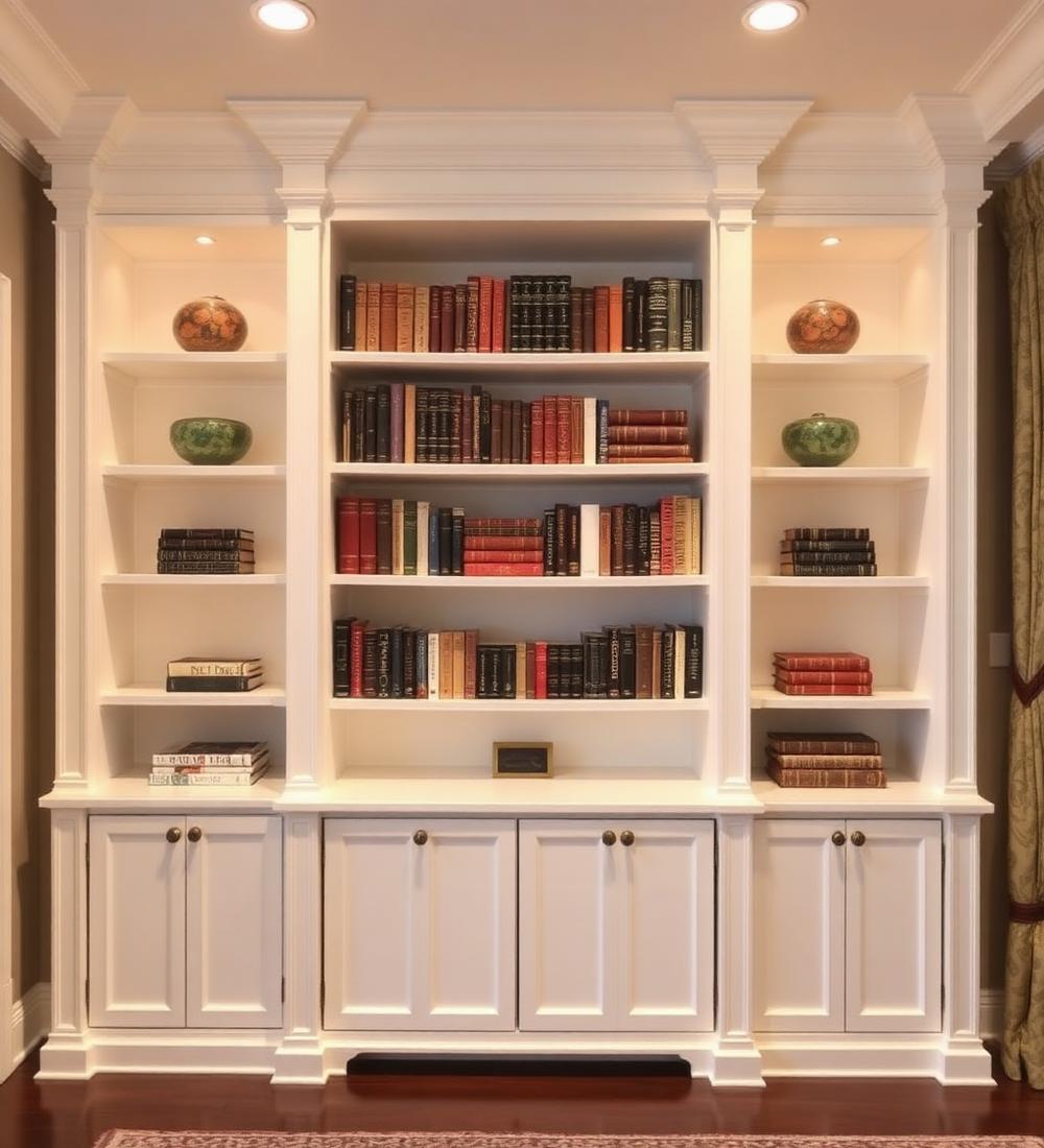 Built-in Library Wall